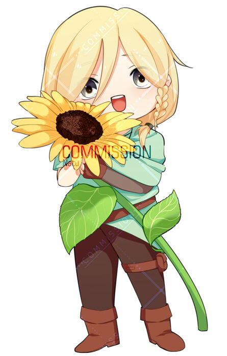 Chibi commission work
